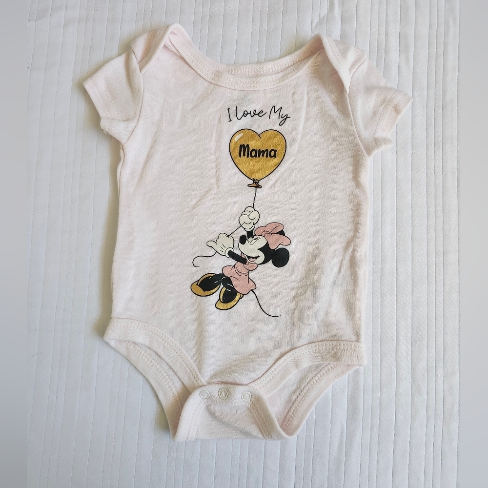 Disney Pink Minnie Mouse Bodysuit